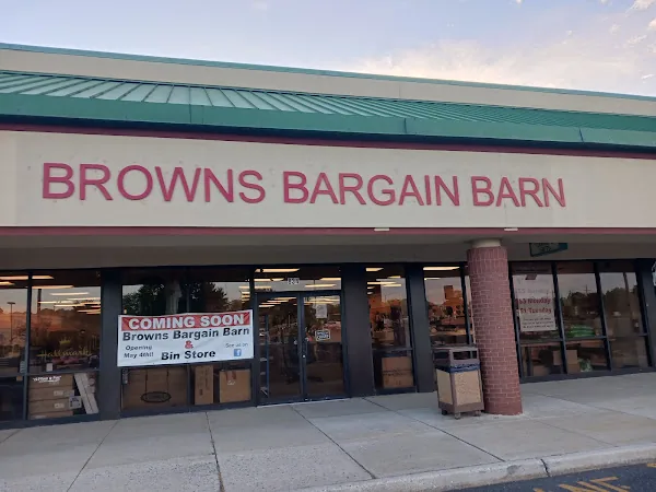 Browns Bargain Barn in Glassboro, NJ storefront
